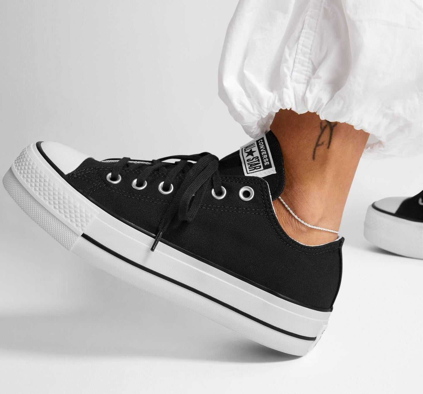 CHUCK TAYLOR ALL STAR LIFT PLATFORM LOW (BLACK)