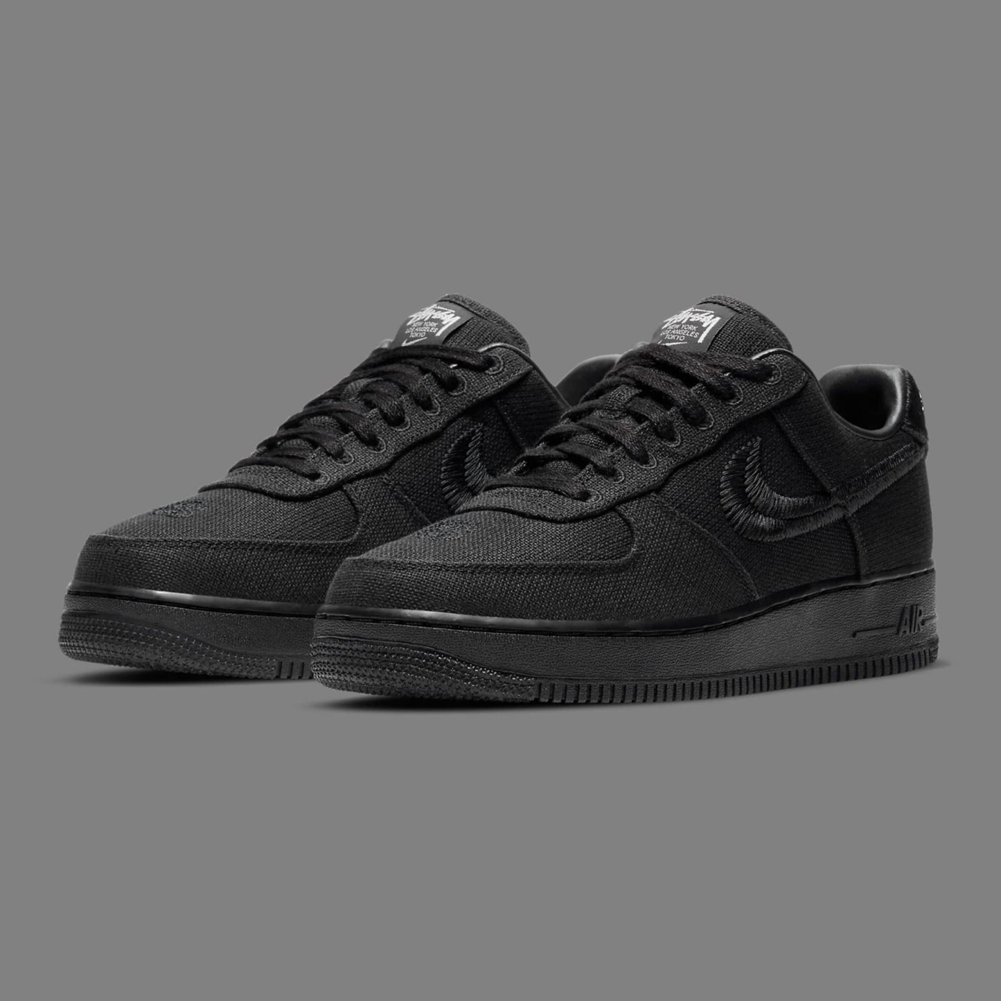 AIR FORCE 1 LOW STUSSY (BLACK)